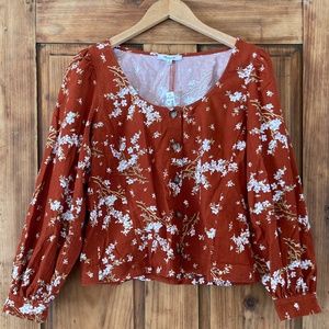 Madewell corduroy top